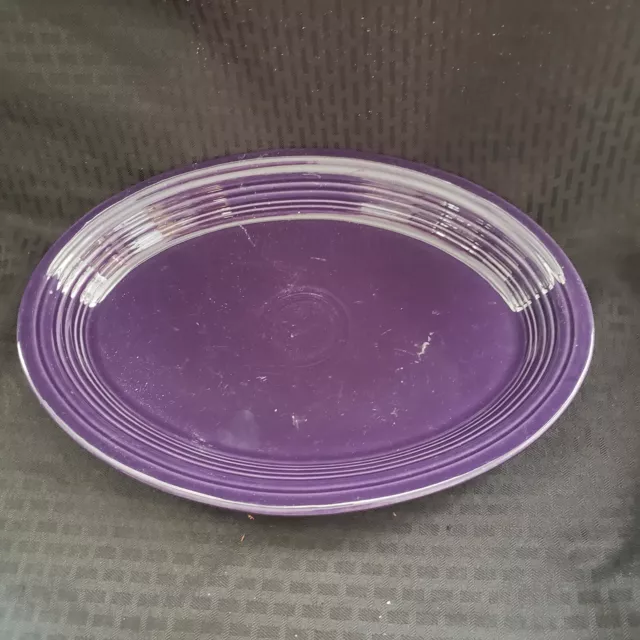 Homer Laughlin FIESTA PLUM (CONTEMPORARY) 13 1/2" Oval Serving Platter