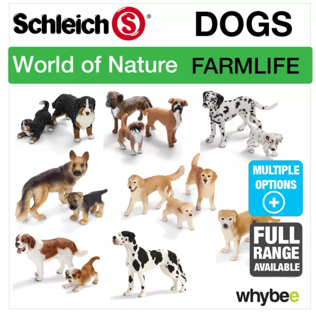 Schleich World Of Nature Farm Life Dogs Figures Animal Toys & Dogs Figurines