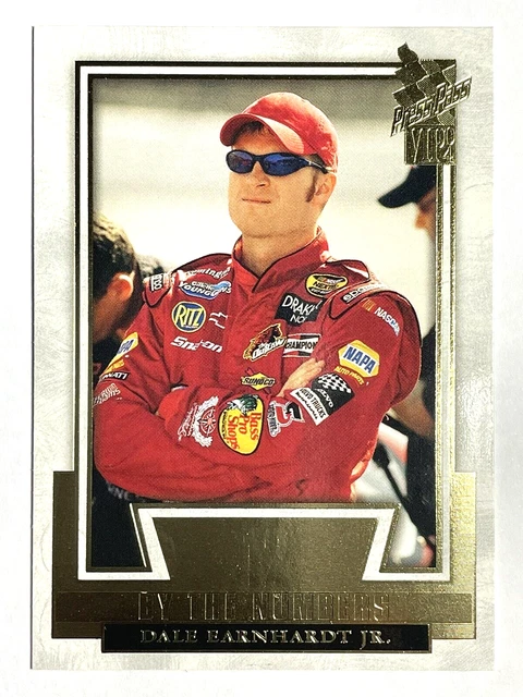 CARTE DE PRESSE HOF'er DALE EARNHARDT JR 2004 VIP BY THE NUMBERS #77