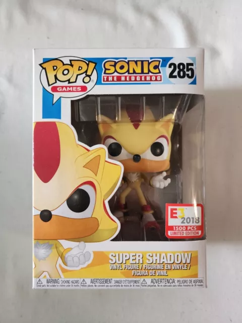 Funko Pop! Sonic The Hedgehog Shadow #285 Common With Protector