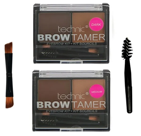 Technic Brow Tamer Compact Eyebrow Shaping Kit With Eyebrow Powder & Eyebrow Wax