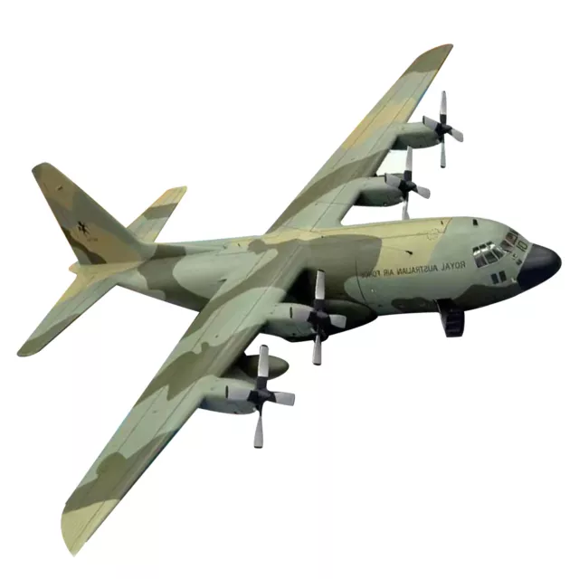 1/50 USAF C-130 Hercules Transport Plane Paper Model Unassembled Military Craft