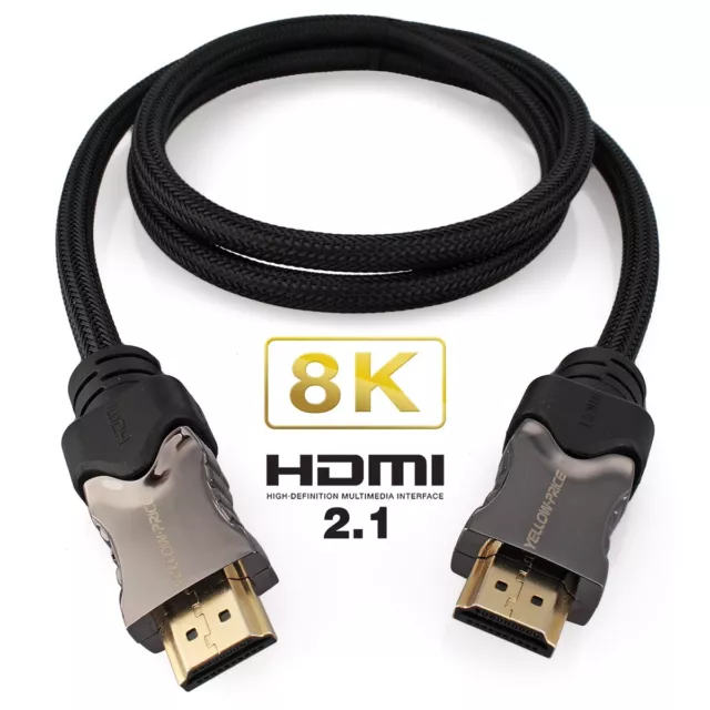 HDMI 2.1 Ultra High Speed 48Gbps 8K@60Hz 4K@120Hz Ultra HD HDR 4K HDMI 2.1 Cable 2