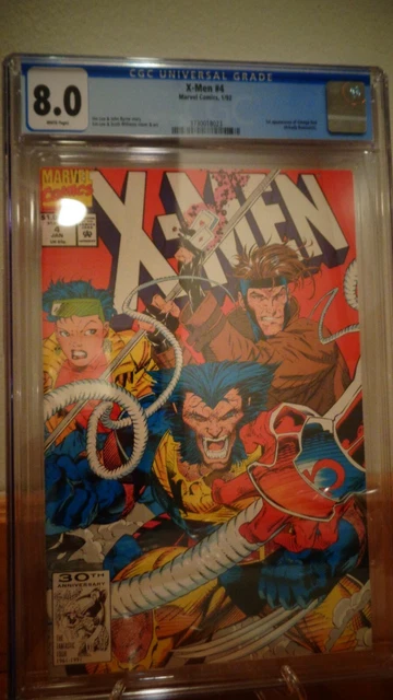 X-Men #4 (Jan 1992, Marvel) CGC 8.0 1st Appearance Omega Red