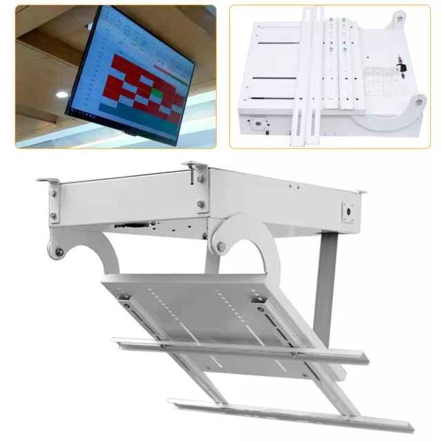 32-70 inch 3D LCD TV Ceiling Lift Hanger Electric Turner Stander max 70kg Remote