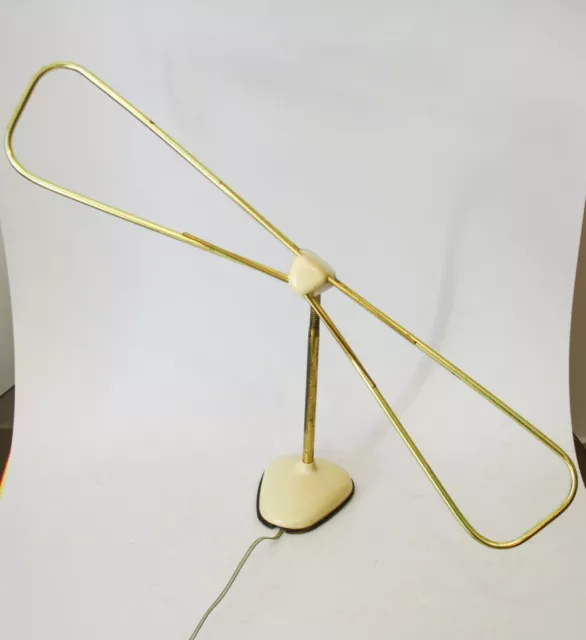 ♥ Vecchia Antenna Tv Hirschmann In Bachelite E Ottone Vintage Design Anni 50 60