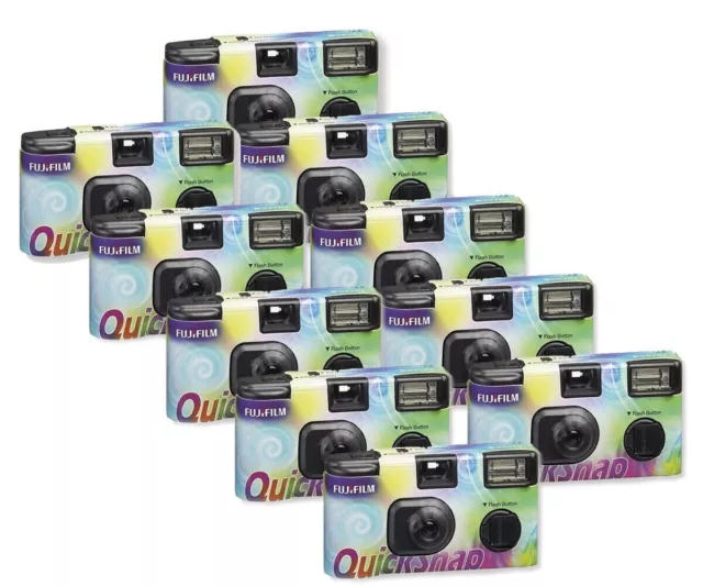 Fujifilm QuickSnap 400 Disposable Flash Camera (Pack of 10)