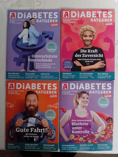 DIABETES RATGEBER JULI 2024, August 2024, September 2024, Oktober 2024 ...