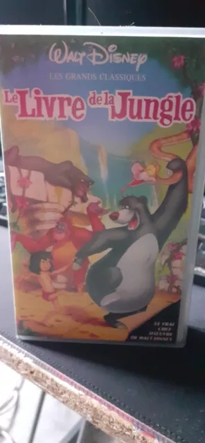 Cassette VHS Le Livre de la Jungle Walt Disney