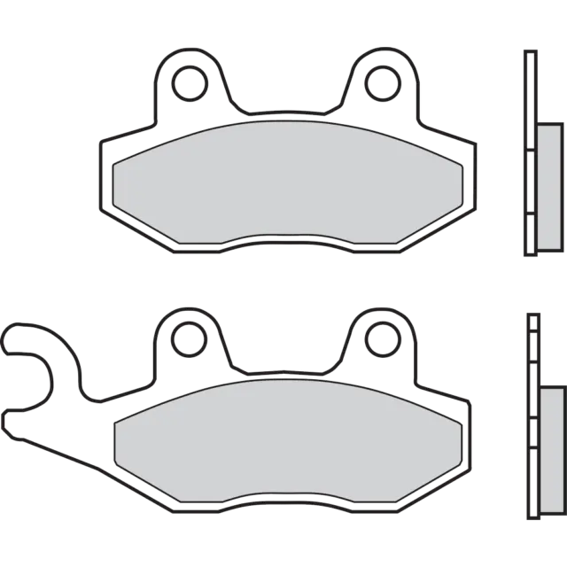 15655-Pastillas de freno semi-metálicas compatible con PIAGGIO X7 125 E3 (M621)