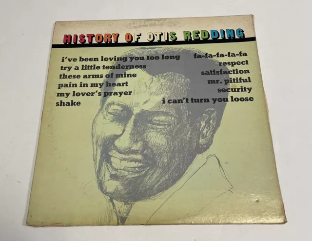 Rare Vintage Otis Redding History LP Album Vinyl Volt Records Motown Soul S 418