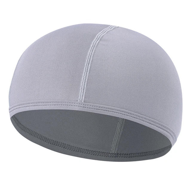 Quick Dry Helmet Liner Cap Anti-UV Motorcycle Windproof Riding Hats (Grey) FS2#