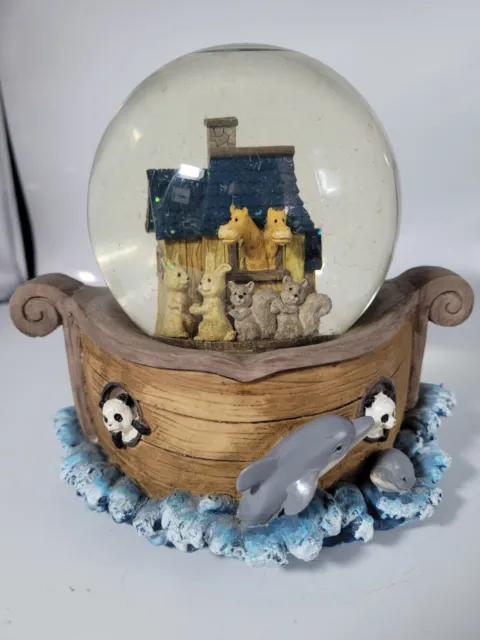 Musical "Talk To The Animals" - Noah's Ark Snow Globe Sankyo