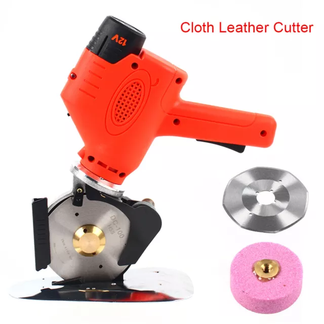 Electric Fabric Cutter Fabric Cutter Cloth Leather Cutter Handheld Scissor 100mm