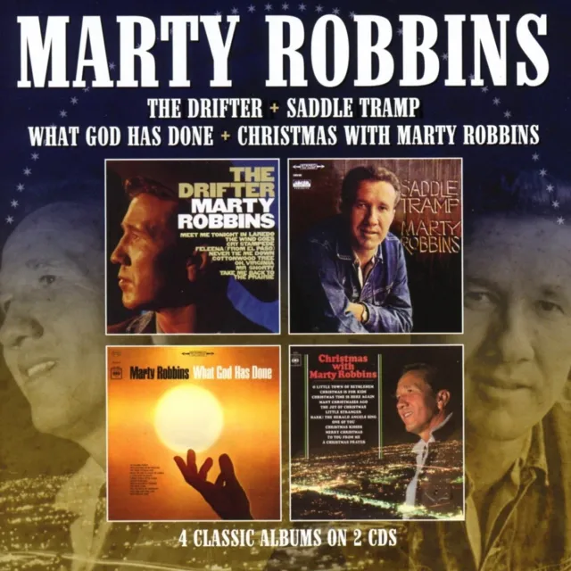 Marty Robbins Drifter / Saddle Tramp / What God Has Done / Christmas With Double