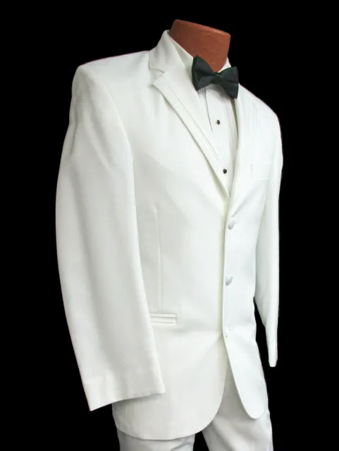 Boys White Tuxedo Jacket Summer Wedding Ring Bearer Church Suit Coat Cheap 16B 2