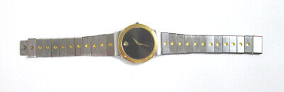 Movado Two Tone Gold & Stainless Steal 7" 3/8 Men Wrist Watch 87-A2-876K