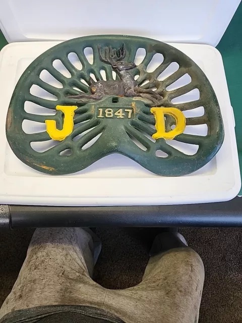 Vintage  John Deere Tractor Seat JD 1847