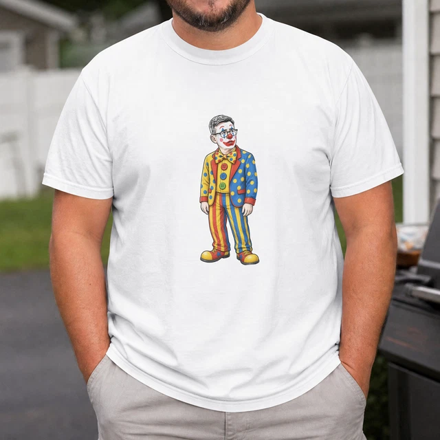 Magnisiom Drawing FUNNY ANDY BURNHAM Clown Drawing Joke Political Satire Labour Party ...