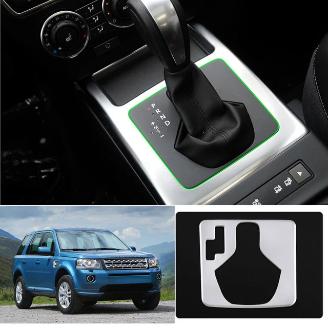 For Freelander 2 LR2 2008-2015 Matte Silver Center Console Gear Shift Frame Trim
