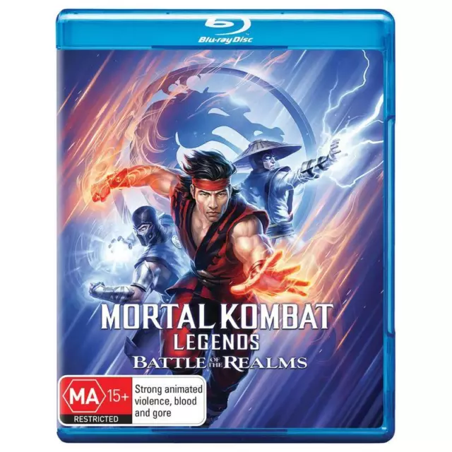 Mortal Kombat Legends Battle Of Realms Blu-Ray, New & Sealed, 010921, Free Post