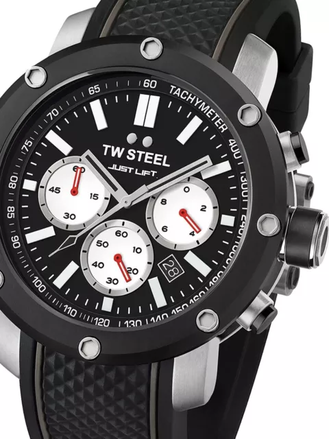 TW Steel TS11 Grandeur Tech Simeon Panda Ltd Ed chronograph watch