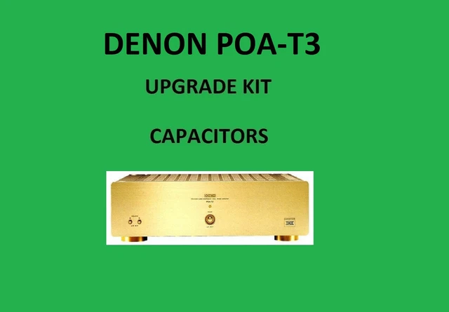 DENON POA-3000 UNITÉ DE CONDENSATEUR Rare TAITSU NIPPON CHEMICON 25000