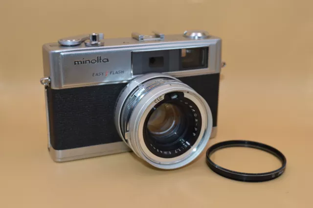 Vintage Minolta Hi Matic 9 35mm Rangefinder film Camera as is