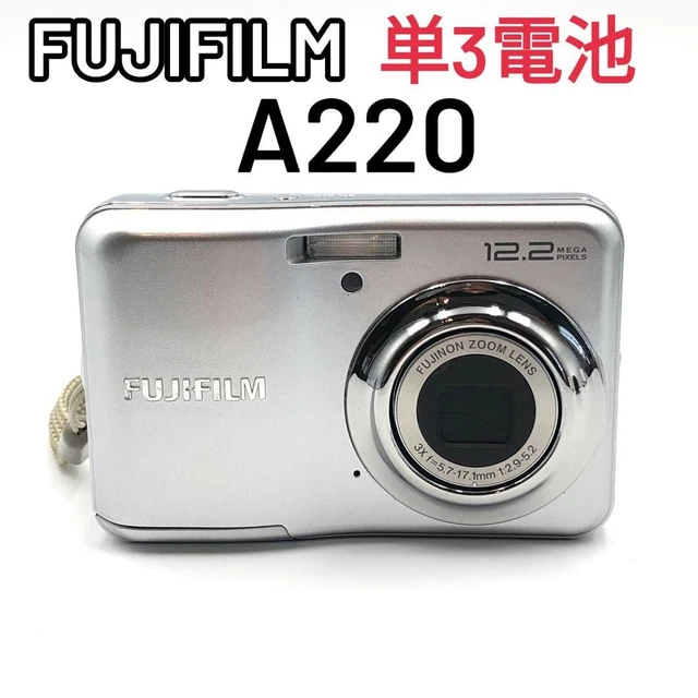 FUJIFILM FINEPIX A220 12.2MP Digital Camera 3x Optical Zoom