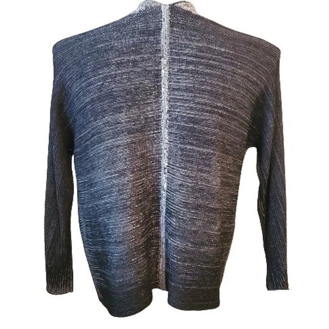 Eileen Fisher Open Front Cardigan Silk Organic Cotton Blend Sweater Size XS 3