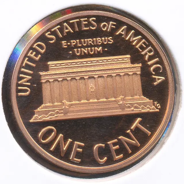 United States 1992-S Lincoln Cent Memorial Reverse - Proof