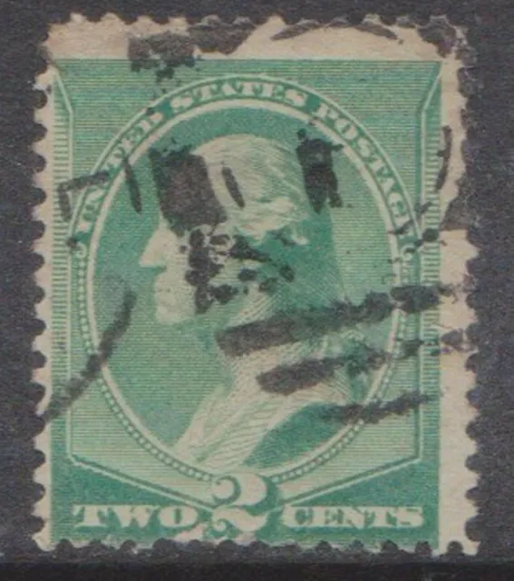 (Q36-133) 1887 USA 2c green George Washington (EH)