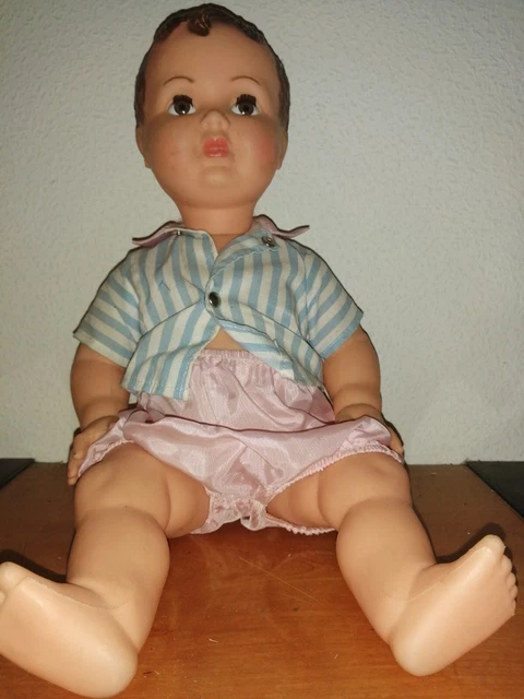 Ancien Poupon Baby Maltene Convert Convert 1950 40 Cms Old Doll French