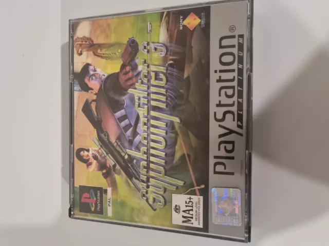 Syphon filter 3 Playstation 1 PS1 No Manual 