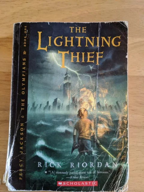 Percy Jackson and the Lightning Thief by Rick Riordan (Trade Paperback)