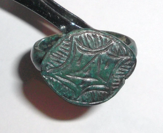 Ancient Byzantine Empire, 8th - 10th c. AD. Bronze Shield Ring Ancient Byzantine Empire, 8th - 10th c. AD. Bronze Shield Ring