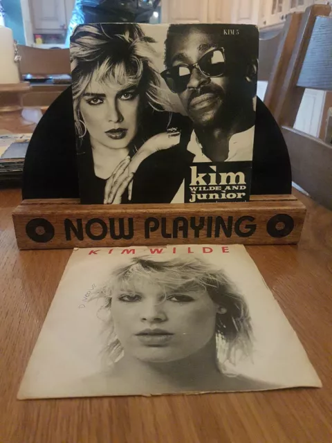 Kim Wilde JOB SET Kinder in Amerika & ft JUNIOR Another Step 1987 7" Vinyl Sehr guter Zustand + x2