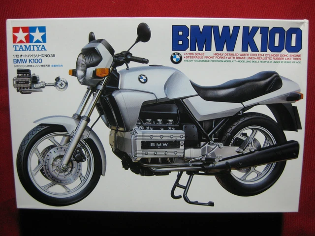 1983 BMW K100 4 Cyl. 1 12 Tamiya Plastic Model Kit Motorbike Rare