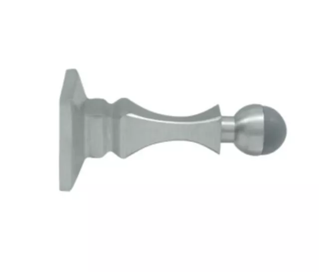 Door Stop Baseboard Door Bumper 3-1/2 " Solid Brass in 9 Variations by Deltana