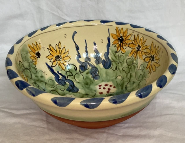 Jan Hoyman Studio Sunflower Mixing Bowl 10” Diameter