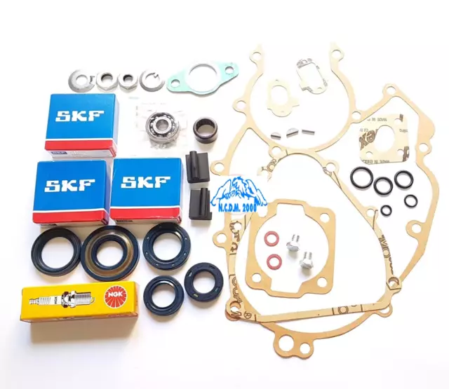 Kit revisione motore Ape 50 guarnizioni cuscinetti differenziale candela Piaggio