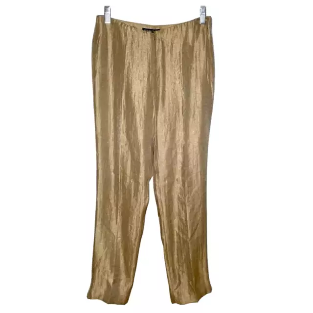 PEACE OF CLOTH 14 Gold Metallic Vented Hem Dressy Pants NWT Party Night Out  £123.68 - PicClick UK