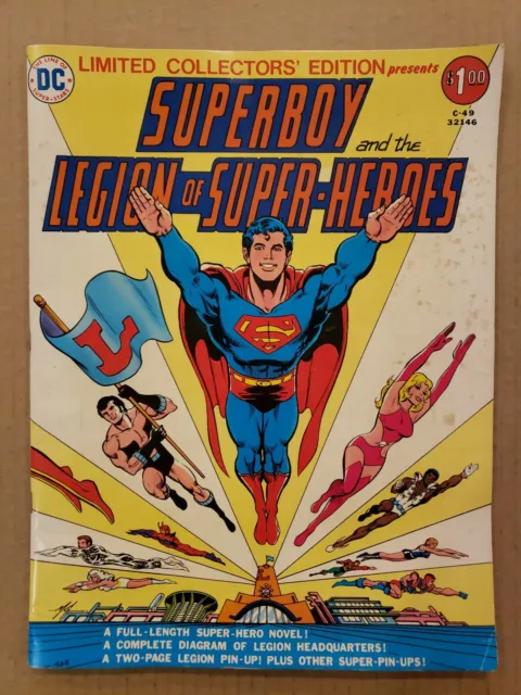 Limited Collectors' Edition C-49 Superboy Legion of Super-Heroes 1976 FN
