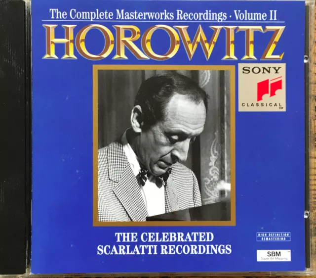 Horowitz・Complete Masterworks・Vol. II・Celebrated Scarlatti Recordings・CD・Top!