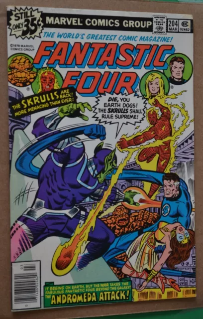 Fantastic Four # 204:  Fine+: March 1979: Marvel Comics.