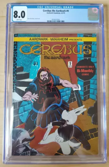 Cerebus the Aardvark issue #9 - CGC 8.0 (1979, Aardvark-Vanaheim) low print