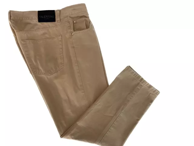 VALENTINO JEANS sz 34 (tag 32) Beige Canvas Jeans