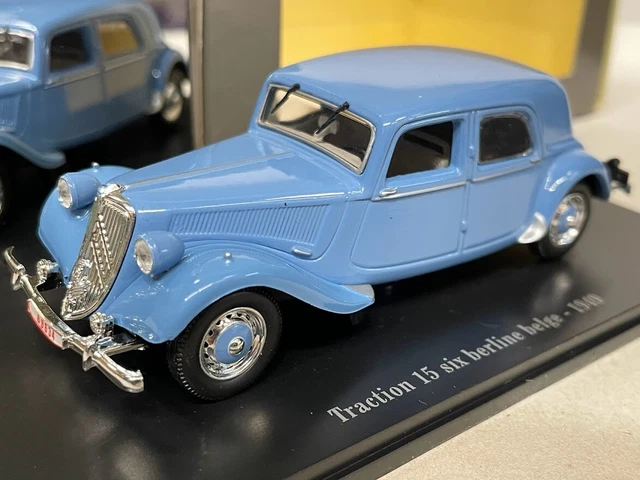 ATLAS Citroen Traction 15 six berline belge 194 1 1:43 voiture miniature Diecast