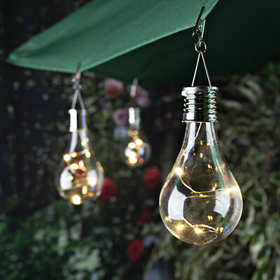 Waterproof Solar Rotatable Light Outdoor LED Lamp Garden Lawn Party Hanging Bulb