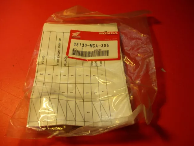 Nos New Original Honda Engine Stop Switch Gl1800 35130-Mca-305